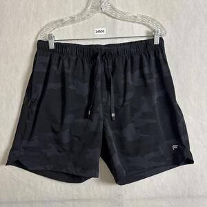 Fabletics Men's Size XL Camo One Shot 7" Inseam Linerless Activewear Shorts